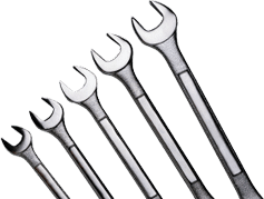 Spanners And Wrenches Of Different Sizes